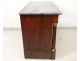 Empire mahogany dresser Cuba flamed marble columns gilded bronze XIXth century