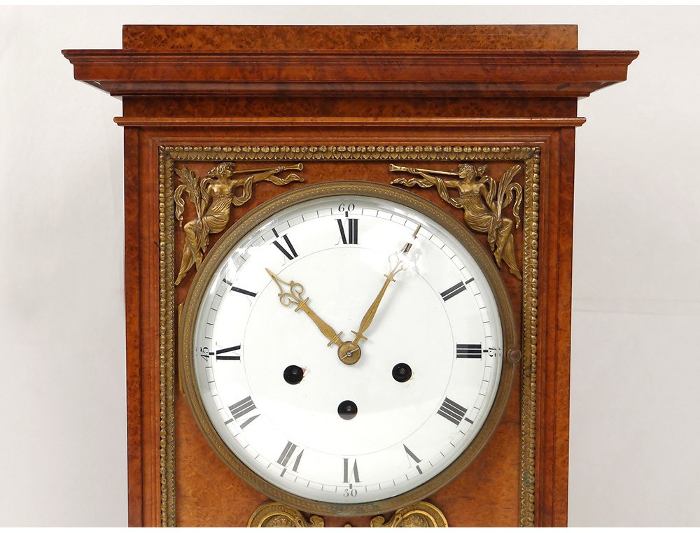 Paire De Bougeoirs Paraboliques Applique Murale – Métal Bronze Et Verre, Style Horloge