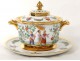 Compotier porcelaine Clignancourt Monsieur Comte Provence décor chinois 18è