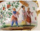 Compotier porcelaine Clignancourt Monsieur Comte Provence décor chinois 18è