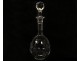 Lot 2 crystal decanters decoration carved star late nineteenth century