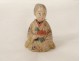 Figurine magot chinois vieille femme terre émaillée début XXème siècle