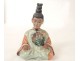 China man figurine man bun glazed pottery early twentieth century