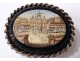 Micro mosaic brooch St. Peter Vatican Rome Grand Tour Nineteenth