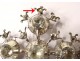 Croix normande Saint Lo métal argenté strass bijou XIXème siècle