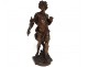 young man bronze sculpture palm branches signed Moreau nineteenth century