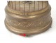 singing bird automaton whistler golden brass cage box nineteenth music