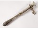 Service 12 manches côtelettes argent fourré Minerve Napoléon III XIXème