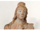 religious statue Virgin and Child Jesus carved sixteenth century wood