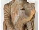 religious statue Virgin and Child Jesus carved sixteenth century wood