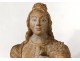 religious statue Virgin and Child Jesus carved sixteenth century wood