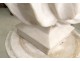Carrara marble bust Grand musician classical organ composer NapIII nineteenth