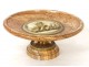 bronze marble Decorative cup golden cherub putti books Napoleon III XIXth