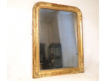 Mirror Napoleon III gilt frame, 19th