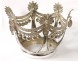 Crown religious statue Virgin antique bronze silver crown nineteenth century