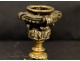 Pair of bronze candlesticks four seasons nineteenth