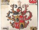blazon vellum Arms Cabeliau Van der Keessel Mol Flemish Holland XVIIIè
