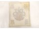 blazon vellum Arms Cabeliau Van der Keessel Mol Flemish Holland XVIIIè