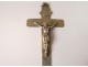 Cross pendant Sterling silver Christ Sisters Sacred Heart Saint-Jacut nineteenth