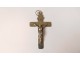 Cross pendant Sterling silver Christ Sisters Saint-Jacut nineteenth century