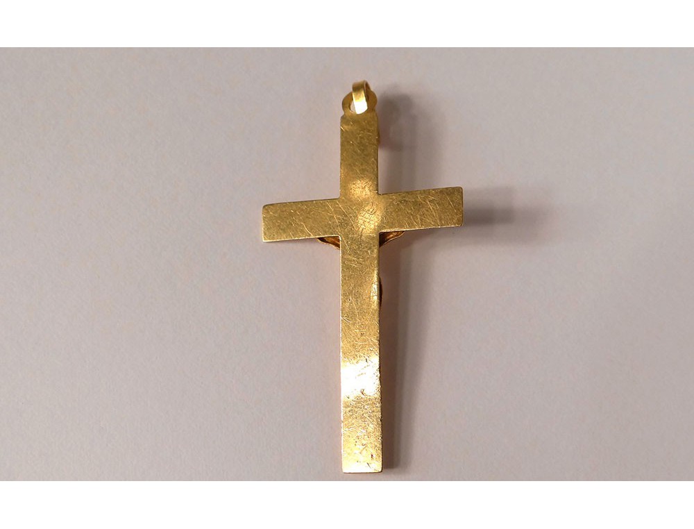 20 Breloques Croix En Laiton Doré 18k - Pendentifs Pour Fabrication De Bijoux (12,5 Mm)