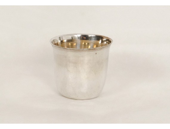 Timbale En Argent Du XVIIIe Siècle – Travail Français, Poinçon Fermiers Généraux