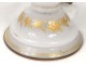 Oil Lamp opaline white Baccarat gilt bronze Napoleon III nineteenth