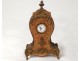 Clock leather gilt ormolu clock iron nineteenth century