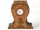 Clock leather gilt ormolu clock iron nineteenth century