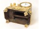 Clock bronze Remember Love angel dog fidelity Empire XIXth