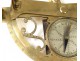 Graphomètre alidade pinnules boussole bronze doré Meurant Paris XVIIIème