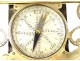 Graphomètre alidade pinnules boussole bronze doré Meurant Paris XVIIIème