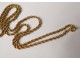 gold chain necklace twisted solid 18K gold necklace 8,84gr twentieth century