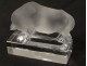 Paperweight crystal statuette bull Lalique France XXth century