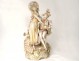 porcelain sculpture E. Stellmacher torque gallant Amphora Art Nouveau XIXth