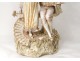 porcelain sculpture E. Stellmacher torque gallant Amphora Art Nouveau XIXth