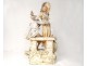 porcelain sculpture E. Stellmacher torque gallant Amphora Art Nouveau XIXth