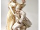 porcelain sculpture E. Stellmacher torque gallant Amphora Art Nouveau XIXth