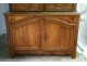 Buffet deux-corps Louis XV noyer sculpté rose des vents XVIIIème siècle