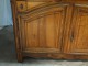 Buffet deux-corps Louis XV noyer sculpté rose des vents XVIIIème siècle