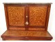 Office Secretary Louis XVI marquetry flowers stave eighteenth marble