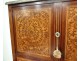 Office Secretary Louis XVI marquetry flowers stave eighteenth marble