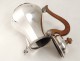 Coffee carafe solid silver Minerva goldsmith Puiforcat 798gr crude nineteenth