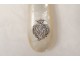 Service 4 sweet solid silver pieces pearl Minerva Henin &amp; Cie shield nineteenth