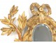 Mirror Louis XVI carved gilt stucco garlands eighteenth node ice