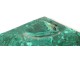 malachite green hexagonal box brass gilt edge early twentieth century