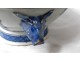 porcelain bowl blue pagodas China junks animals nineteenth century