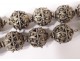 sterling silver necklace pendant filigree balls Algeria Maghreb XIXth