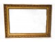 rectangular wooden frame golden palmettos Restoration XIXth century