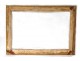 rectangular wooden frame golden palmettos Restoration XIXth century